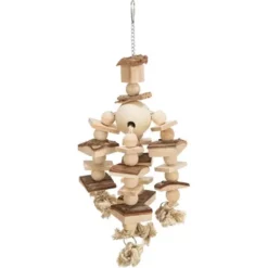 Trixie Holzspielzeug Mit Seil 35 Cm