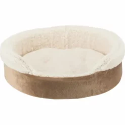 Trixie Cosma Hundebett Dunkelbraun - Beige -Megapetshop Verkaufsladen Trixie hundeseng Cosma 55 x 45 cm brun og beige p