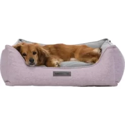 Trixie Hundebett Lona Rosa - Grau - Verschiedene Größen -Megapetshop Verkaufsladen Trixie hundeseng Lona rose graa p 1