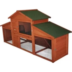 Outdoor-Kaninchenkäfig Oscar 215 X 63 X 100 Cm Natur - Hochwertiges Holz -Megapetshop Verkaufsladen UdendC3B8rs20kaningrC3A6sningsbur20Oscar2021520x206320x2010020cm20natur20 20top20kvalitetstrC3A6204 p