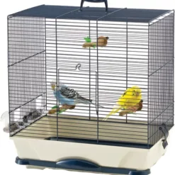 Wellensittich- Und Kanarienvogelkäfig Primo 40 - 46 X 32 X 48 Cm - Marine