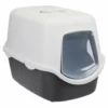 Trixie Vico Katzentoilette -Megapetshop Verkaufsladen Vico cat litter tray with hood 40 x 40 x 56 cm dark grey 4011905402710 p