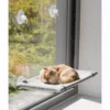 Trixie Fensterplattform 50 X 30 Cm Grau -Megapetshop Verkaufsladen Vindue platform velour 50 x 30 cm graa 4011905432090 p