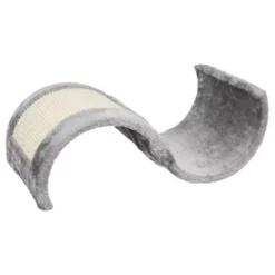 Trixie Katzenkratzwelle Wavy Mit Plüsch Grau 39 X 28 X 50 Cm