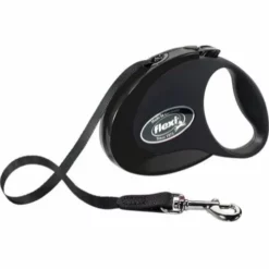 Flexi Style Gurtleine Für Hunde - 3 M - Hunde Bis 12 Kg - Schwarz