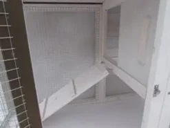 Outdoor-Kaninchenkäfig Chaplin Mit Auslauf - 120 X 93 X 62 Cm -Megapetshop Verkaufsladen slide20door20og20rampe p