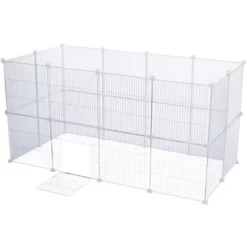 Trixie Indoor Freigehege Metall Und Plastik - 140 X 35 X 70 Cm - Weiß